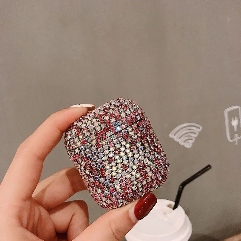 Luksusowe etui na słuchawki do Apple AirPods Pro 2 1 śliczne etui do AirPod Air Pods Pro 2 3 Bling diamentowa twarda osłona ochronna