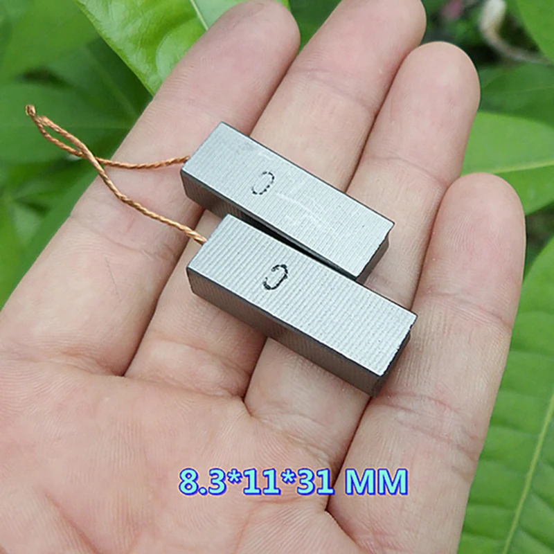 2pcs 8.3*11*31mm Carbon Brushes For Vacuum Cleaner Motor Electric Motor Brush Replacement power tools Accessories