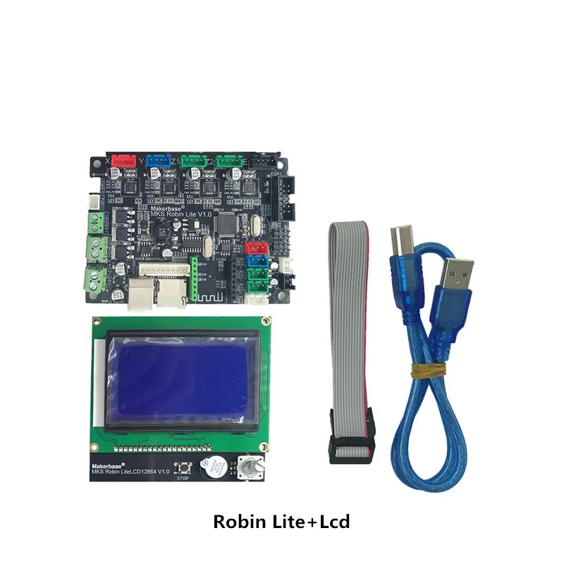 3D printer motherboard Robin Lite 32 bit ARM motherboard with 12864 screens