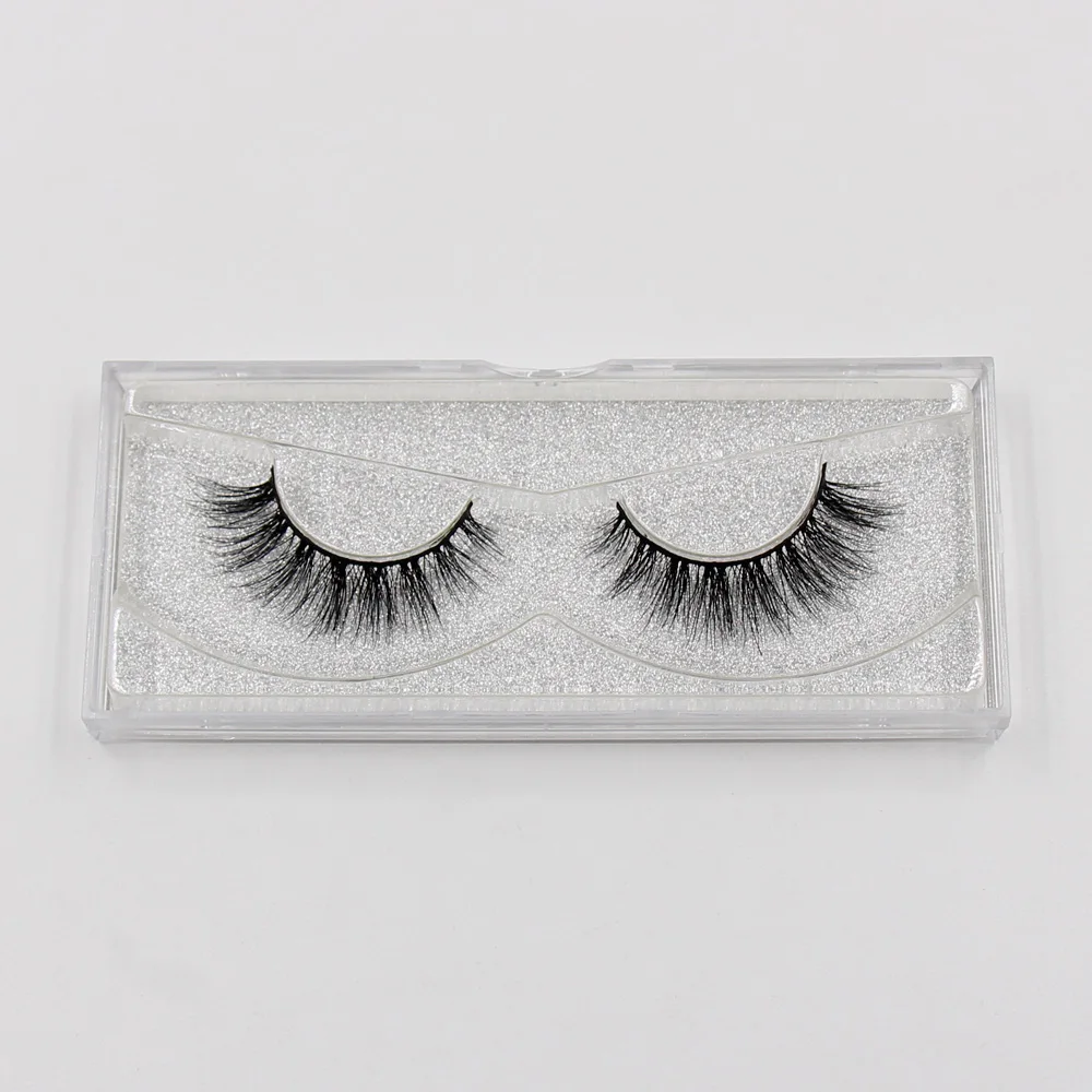 LEHUAMAO 3D Milk Lashes Mink Eyelashes Cross thick full strip False Eyelashes Cruelty Free make up eye lashes Upper Lashes 1Pair