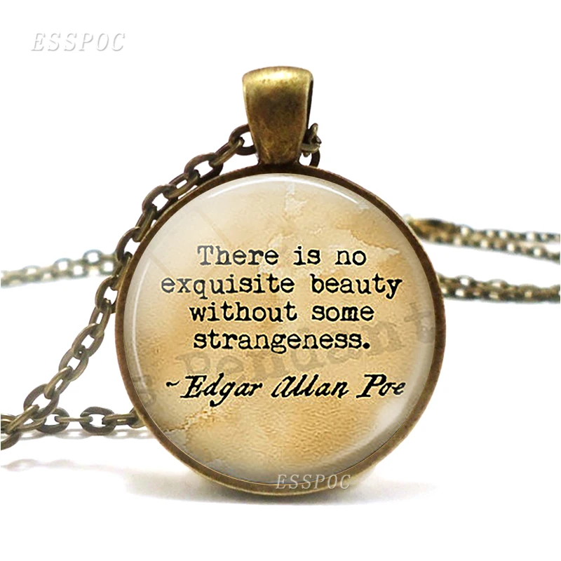 Glass Quotes Necklace \