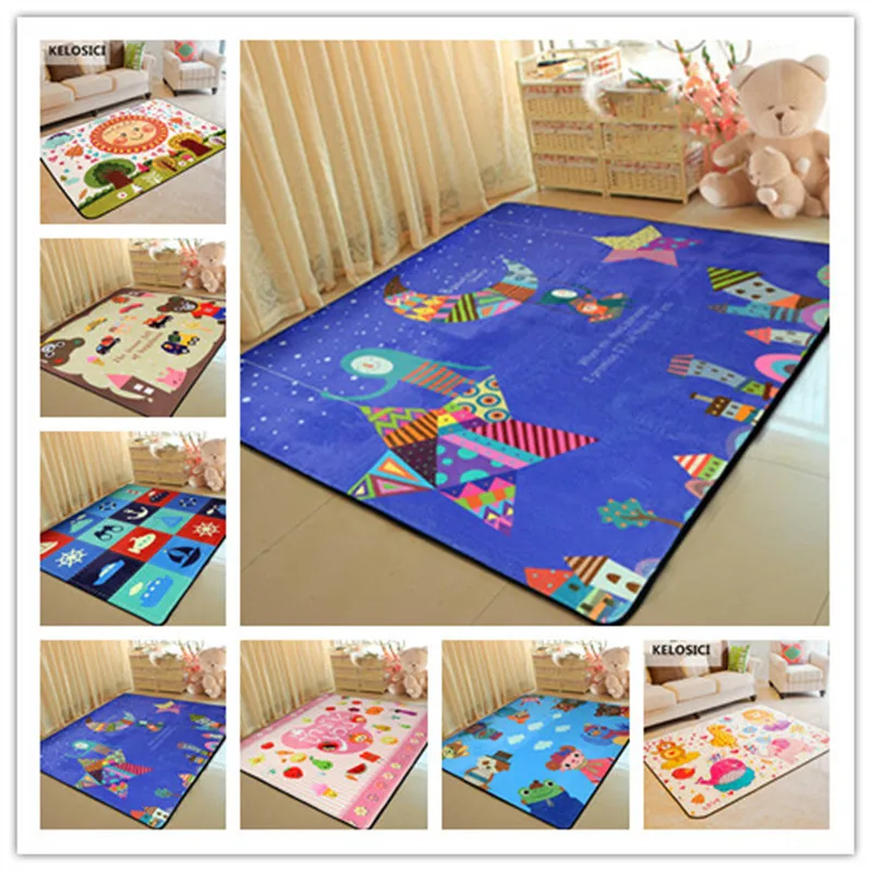 

Cartoon Carpet baby Bedroom Crawl Mat/Carpets for Living Room Play Game Rectangle Tapete Child Room Home Big Area Multi-size Rug