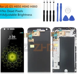 Super quality lcd for LG G5 LCD Display Touch Screen Digitizer Assembly for LG H840 H850 H860 H820 with frame Repair parts