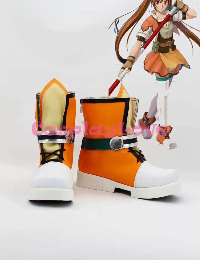 

The Legend of Heroes VI Estelle Bright Cosplay Shoes Boots Hand Made Custom-made For Halloween