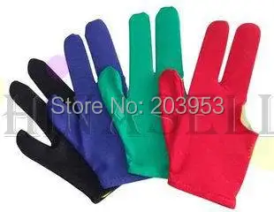 elasticity snooker pool billiards cue gloves billiard three finger glove 8 balls 9balls gloves