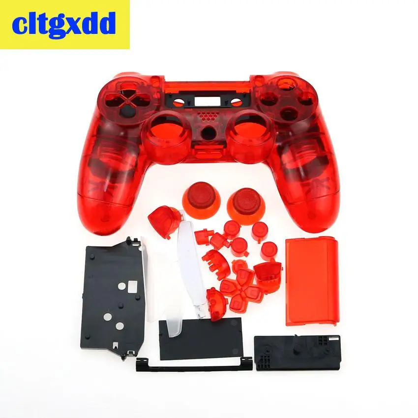 Прозрачный матовый чехол для геймпада cltgxdd, сменные части для корпуса геймпада PS4
