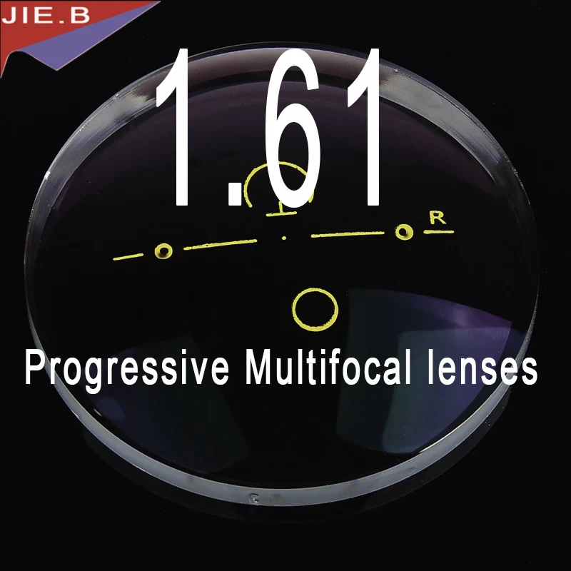 1.61 Index free form inside Multifcoal Interior Progressive Glasses Lenses Prescription Customized Lens See Far and Near