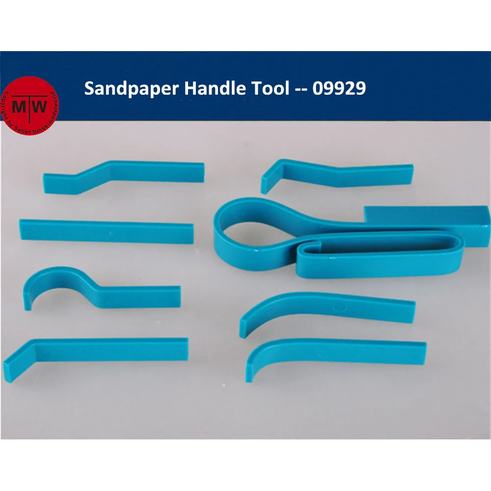 Trumpeter Master Tools 09929 Sandpaper Handle Model Assemble Hobby Craft Tool (8 type handle)