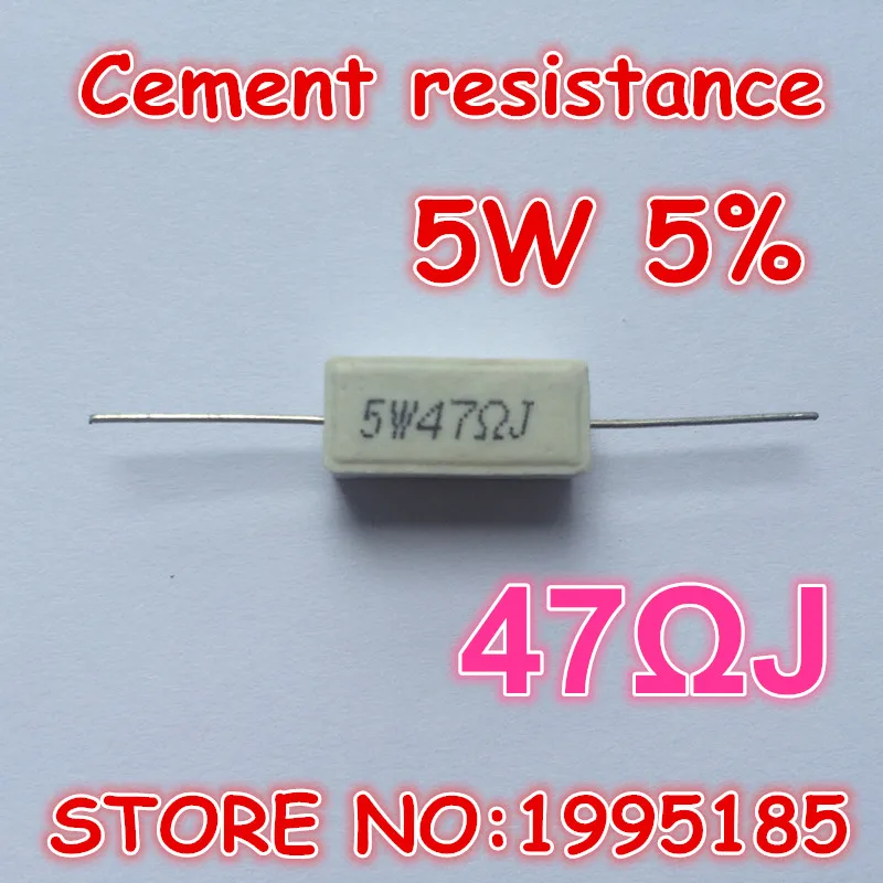 W 47 Direkt Akım Direnci: 10 Adet 5W 5% 47R J 47 Ohm Seramik Çimentolu Güç Direnci Detaylı Değerlendirme