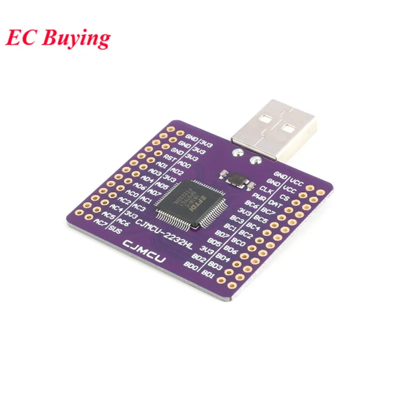 2Pcs/1pc FT2232HL USB TURN UART FIFO SPI I2C JTAG RS232 Module FT2232 CJMCU-2232HL USB to UART Board Dual Channel RS-232