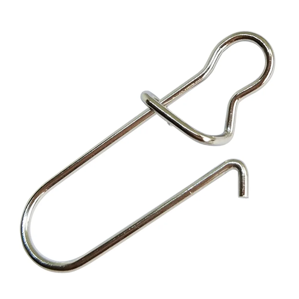 20-pieces Fishing Snap Pin Nice Snap #000-#8 Carp Hook Link Quick Fishing Clips Hooks Connector Terminal Tackle