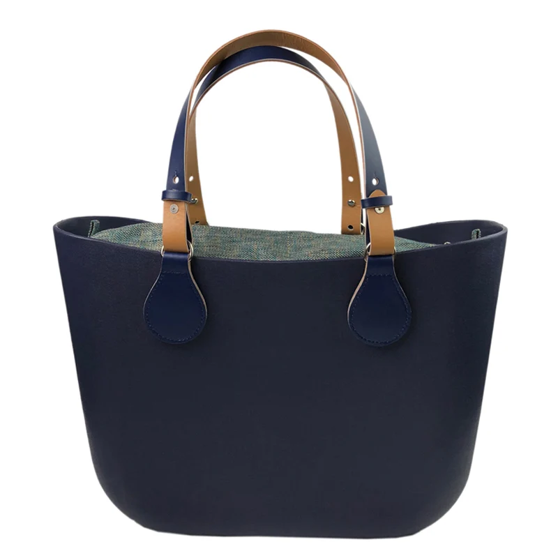 Deep Blue Silicon beach handbag women Bag O bag obag style waterproof EVA body women handbag