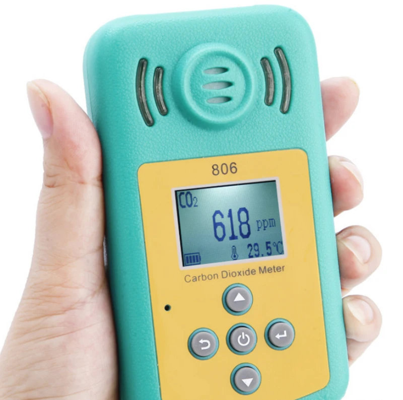 Yieryi High Sensitivity Mini KXL-806 Carbon Dioxide Detector Range: 0-10000PPM Indoor CO2 Concentration Alarm