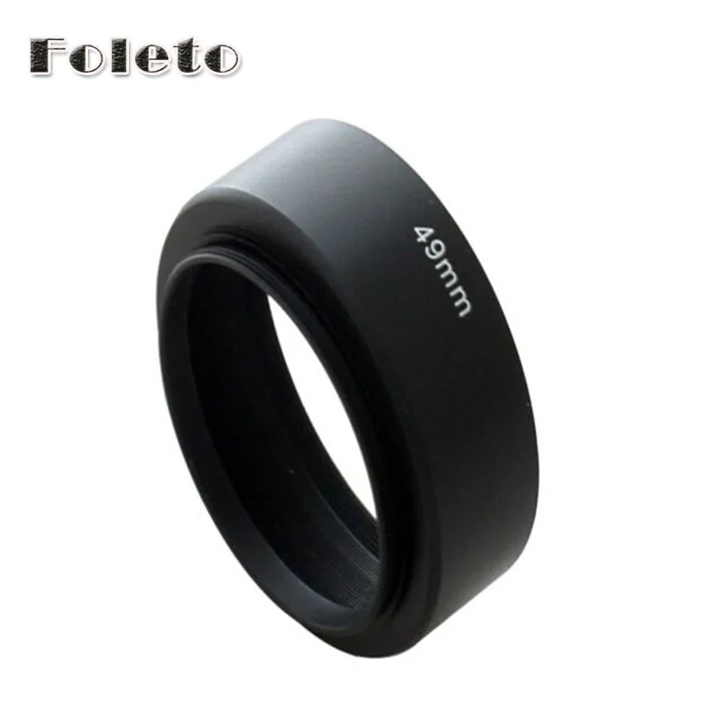 Standard Metal Lens Hood 58mm 49/52/55/62/67/72/77mm for canon  nikon sony nex pentax olympus 500d 600d d5300 d3300 DLSR camera