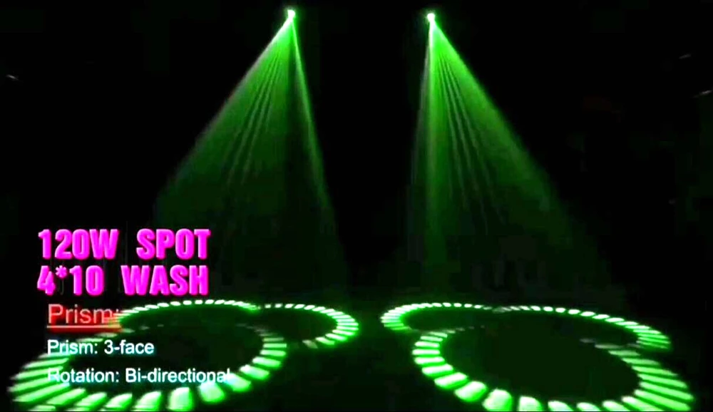 4 Stks/partij Led Spot Wassen 2IN1 170W Moving Head Licht Kerst Dj Disco Party Decoraties Full Color Led Podium effect Verlichting