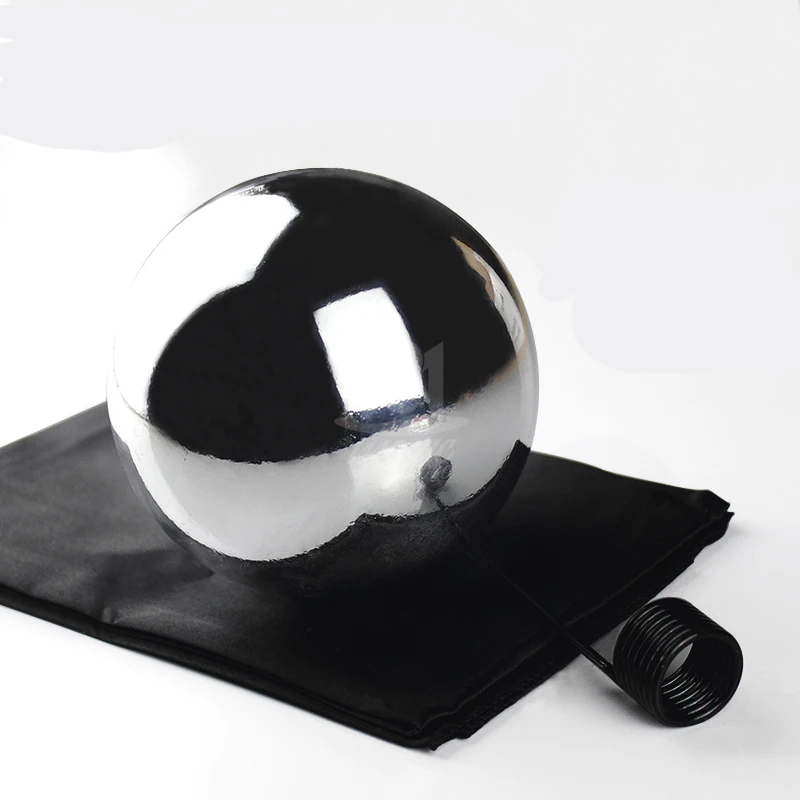 Zombie Ball With Foulard Magic Tricks Medium (Silver Color ,Diamter 12cm) Floating Stage