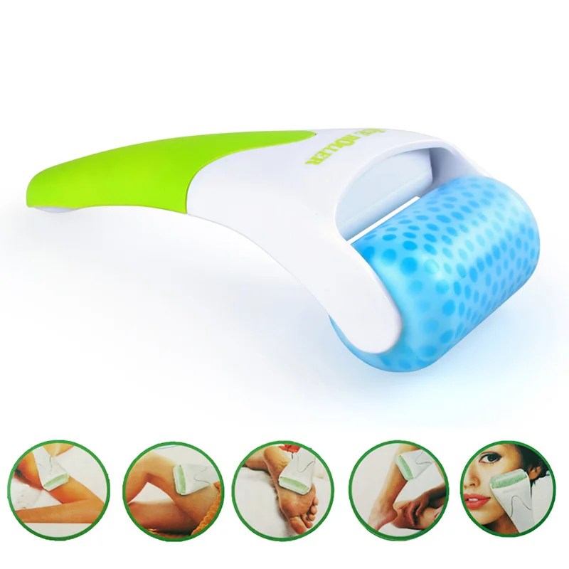 顔と体のマッサージ、美肌ケア、シワ予防のためのアイスローラー、クールマッサージャー、アイスホイール、ダーモマッサージローラー