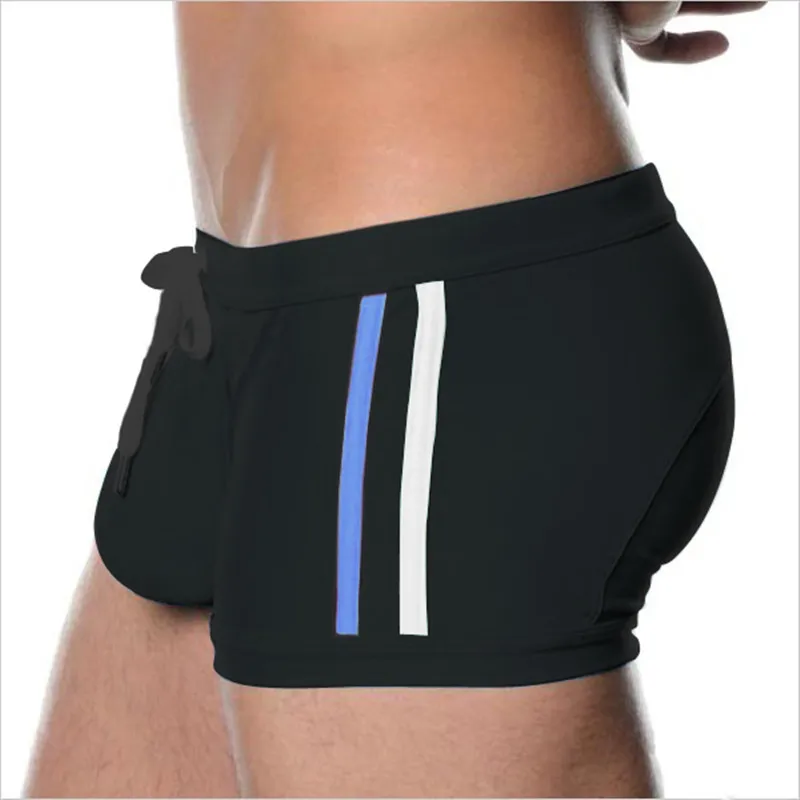 Men Swim Briefs Swimsuit Sexy Gay Penis Pouch Swimwear Surf Board Wear Beach Shorts Swimming Trunks Low Rise Bathing Bikini