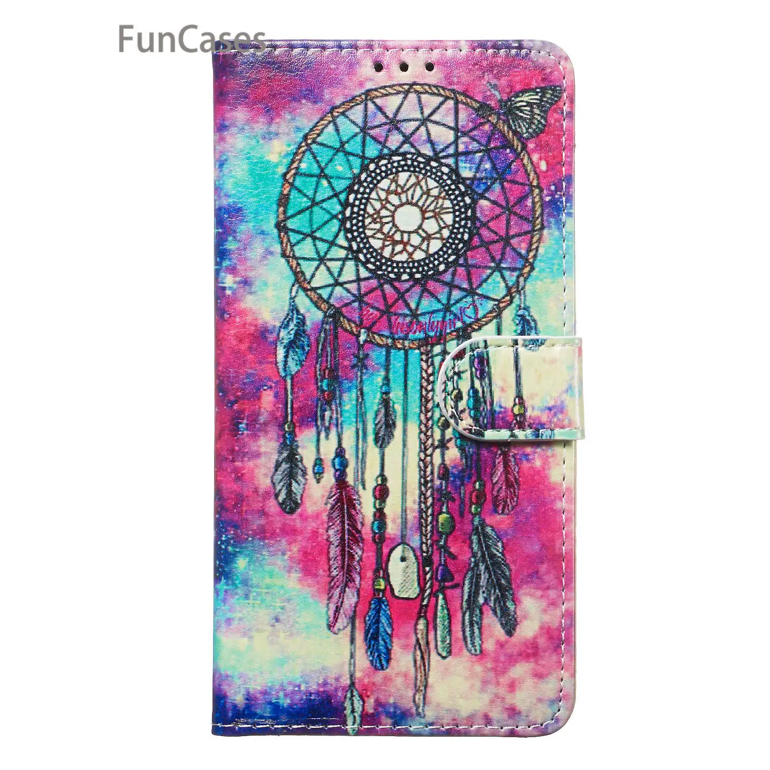 Orchid Phone Cases For etui Samsung A30 Fitted Case Pattern Case PU Leather Phone Bag sFor Csse Samsung Galaxy coque A20 Carcasa