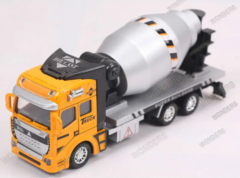 Camión de transporte de aleación de Metal para niños, camión de cemento, modelo de camión de aleación, regalo educativo