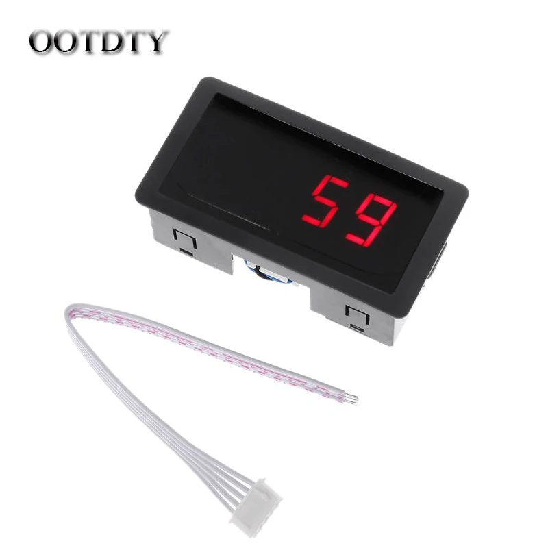 Ootdty-contador digital, painel de medição com led de 4 dígitos, 0-9999 up/baixo, plus/negativação, envio