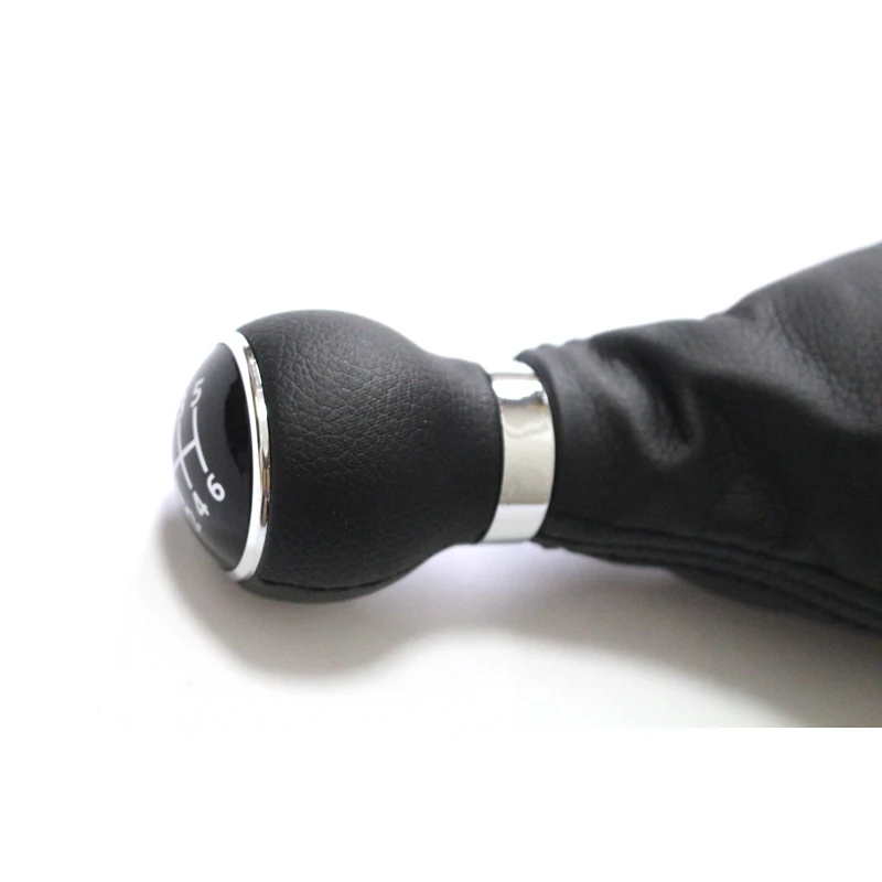 5 6  Speed Gear Shift Knob Gearstick Gaiter Boot For Volkswagen Caddy  2004-2009 Leather Car Gear Gaiter Boot Parts
