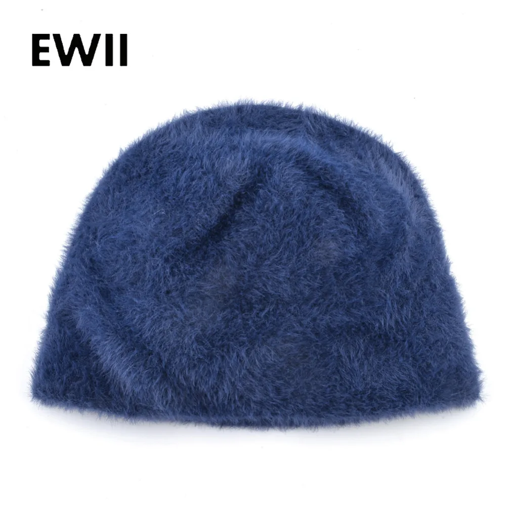 

Fashion faux fur beanies hats for women winter knitted hat skullis women warm knitting beanie caps girl new cap femme bone