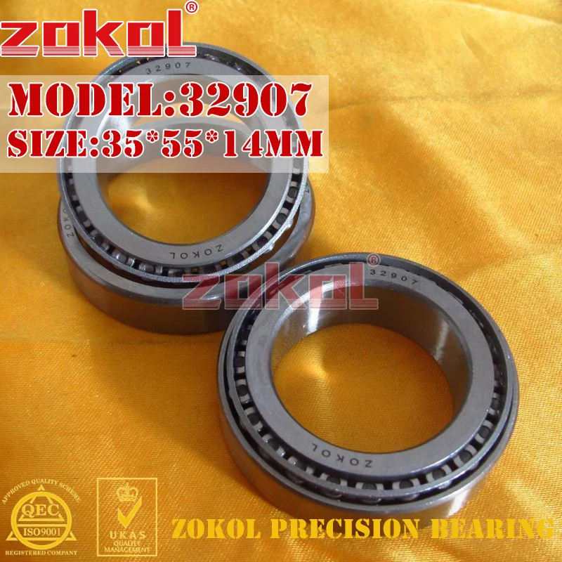 ZOKOL 32907 2007907E Tapered Roller Bearing 35*55*14mm