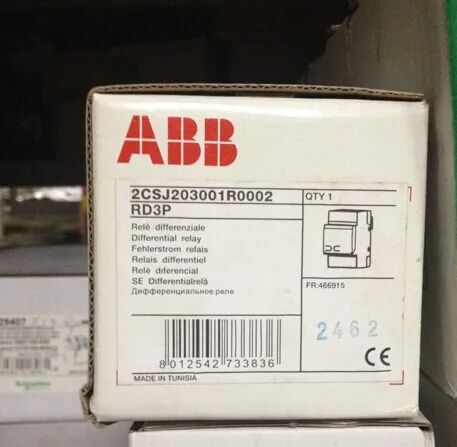 ABB monitor arus sisa RD3 tegangan terukur 230-400V AC; 10114343 baru asli 1 buah