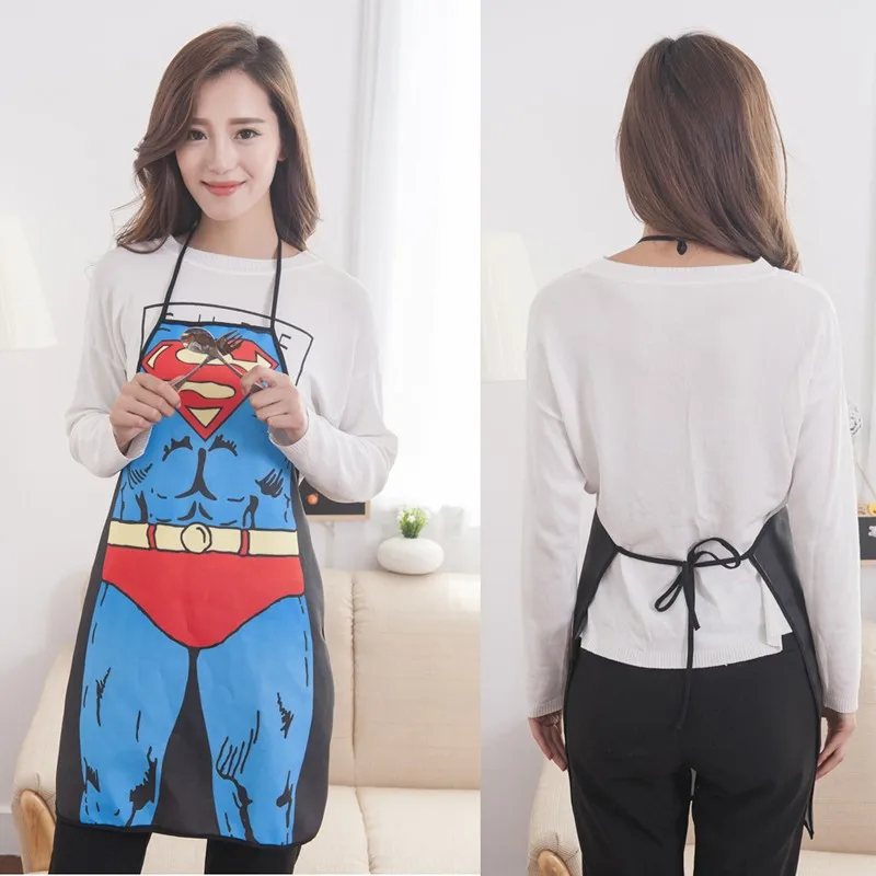 12 Colors Aprons Kitchen Personalized Digital Printed Sexy Funny Apron For Women Man BBQ Cleaning Cooking Apron Daily Home Use