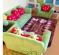 Children cloth art sofa chair. Two. Three. Early education. The combination sofa