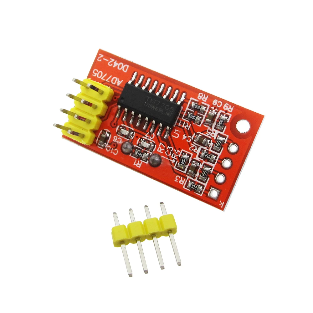 AD7705 Dual 16 bit ADC Data Acquisition Module Input Gain Programmable SPI Interface TM7705