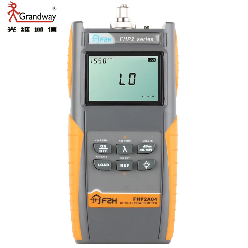 Grandway FHP2A04 FHP2B04 Auto-wavelengths Recognition Fiber Optic Power Meter