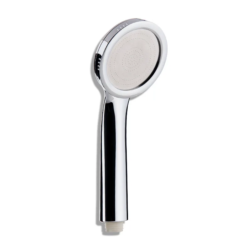 1PC Pressurized Nozzle Shower Head ABS Bathroom Accessories High Pressure Water Saving Rainfall Chrome Shower Head