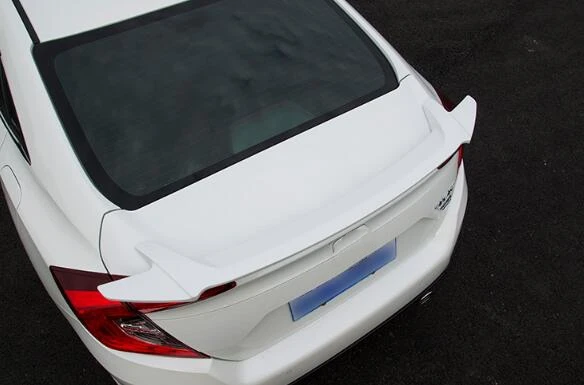 Higher star Stronger ABS material with color paint rear wing Spoiler for Honda Civic 2016-2018