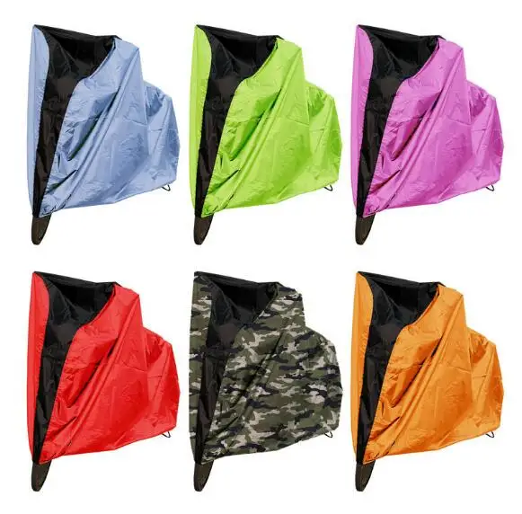 S M L XL الغبار دراجة دراجة هوائية جبلية دراجة نارية سكوتر غطاء للمطر في الهواء الطلق مقاوم للماء المطر المضادة للأشعة فوق البنفسجية حامي