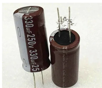 250v 330uf 330uf 250v capacitor eletrolítico volume 18*35 melhor qualidade