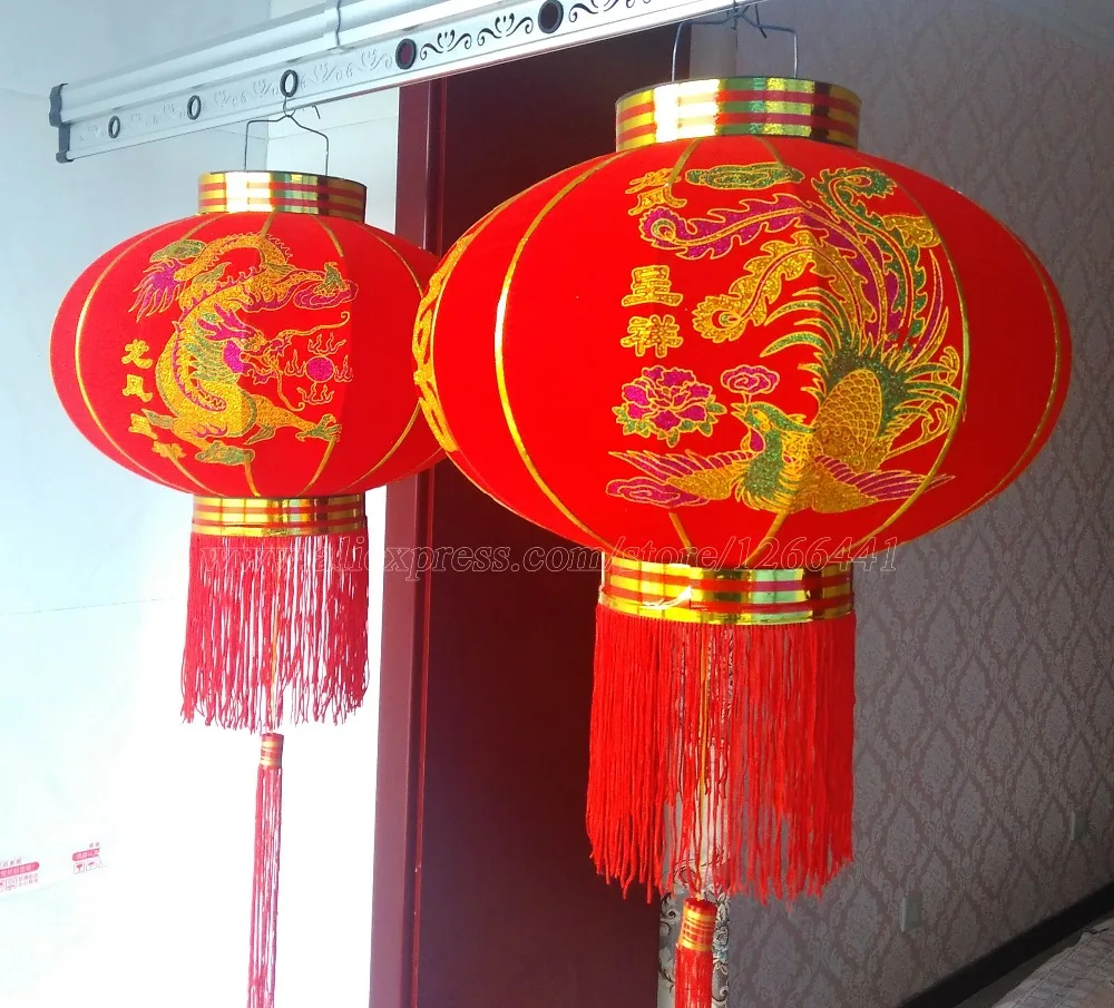 

Китайское украшение дома, красный свадебный фонарь D66 см, весенний фестиваль, фонарики, праздничное украшение, абажур