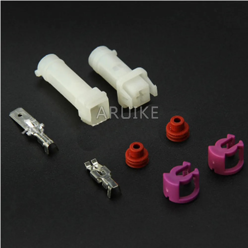 Car waterproof connector  6.3 1P/2P/3P/4P  harness  male and female plug high power Round 