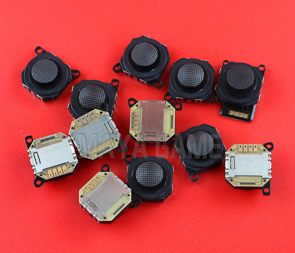 Ocgame 3ピース/ロット3D pspジョイスティックボタン連絡ゴムボタンpsp1000 psp 1000 oem