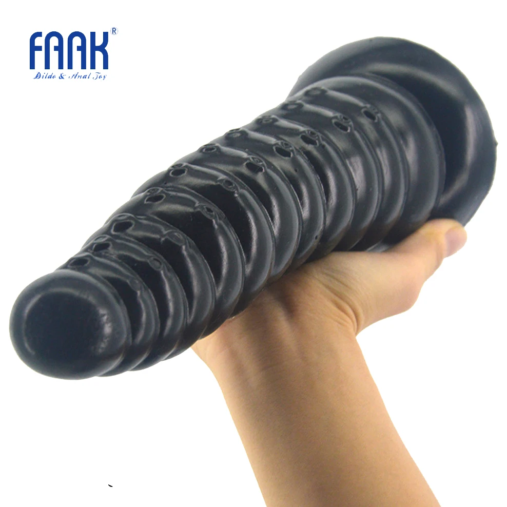 FAAK long anal plug huge butt stopper sex toys anal dildo with suction cup adult products anus prostate massage masturbation