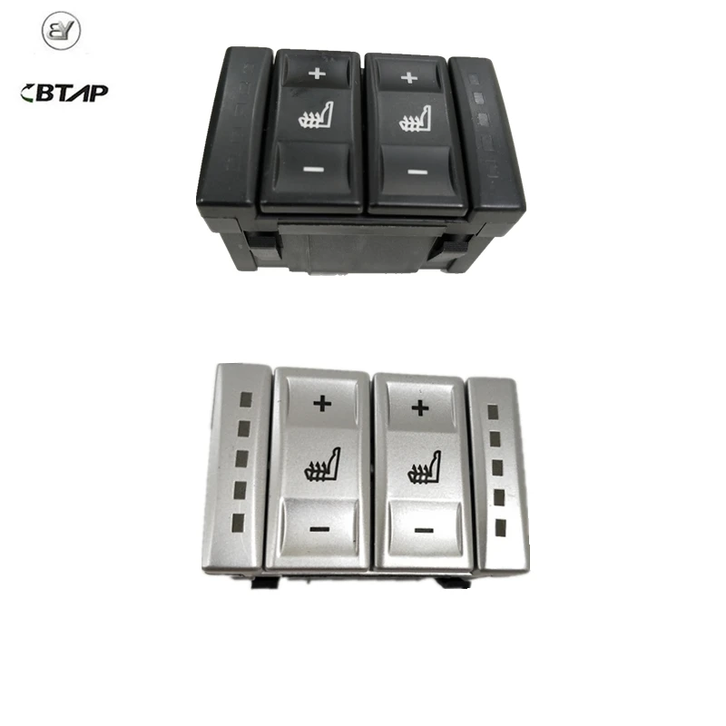 BTAP New Silver & Black Seat Heating Button Control Switch For Ford Mondeo MK4 S-MAX Galaxy MK 3 6M2T 19K314 AC 6M2T19K314AC