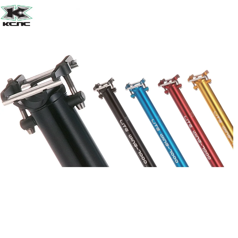 

KCNC Lite Wing 7000 Seatpost 34.9mm 550MM long black extra long for Birdy folding bike