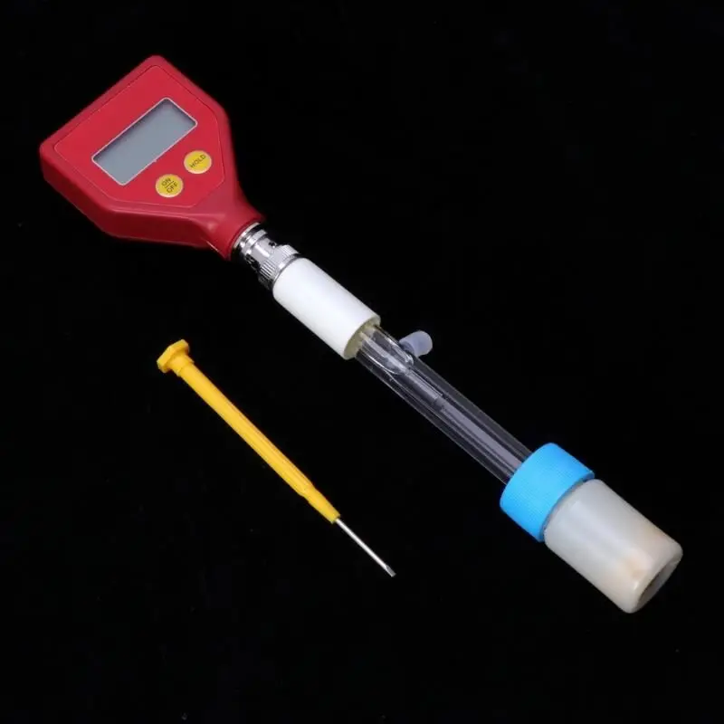 Portable pH Meter Sharp Glass Electrode for Water Food Cheese Milk Soil Bread Aquaculture Hydroponics pH Test 0.00~14.00pH