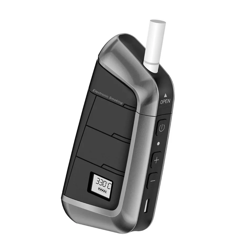 ZZtech Mới Thuốc Lá Điện Tử DY618 Với Màn Hình LED Không Lửa Vape Pen Nhiệt Mà Không Đốt Cháy Đầu Đốt Vape Với 2000Mah Vape bộ