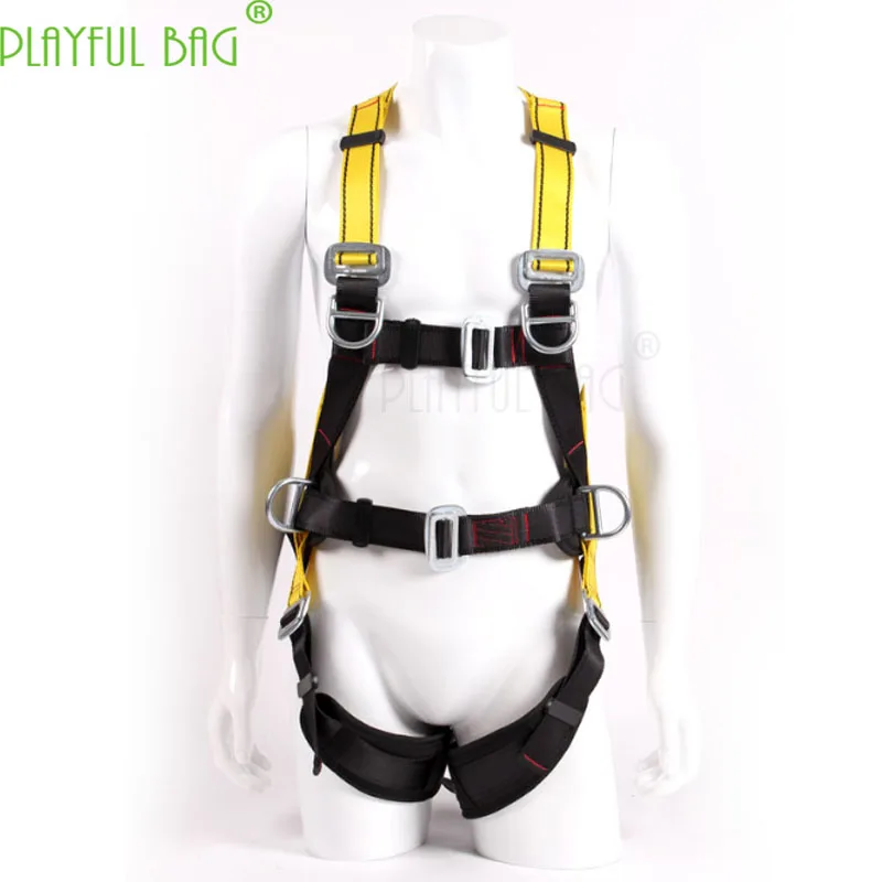 Full body seat belt high altitude operation suspension double back outdoor construction five-point seat belt ZL26