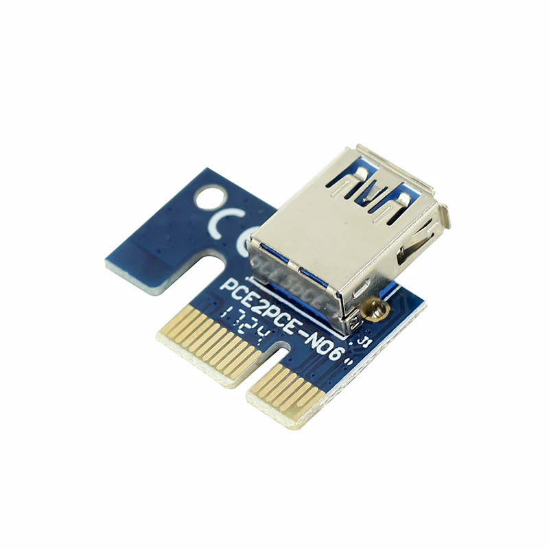 PCIE 1X bis 16X PCI-E 1X zu USB zu Video Grafikkarte Erweitern Sie Line Mining PCI-E Extension Adapter Kleine Karte Board Konverter – Detail 5