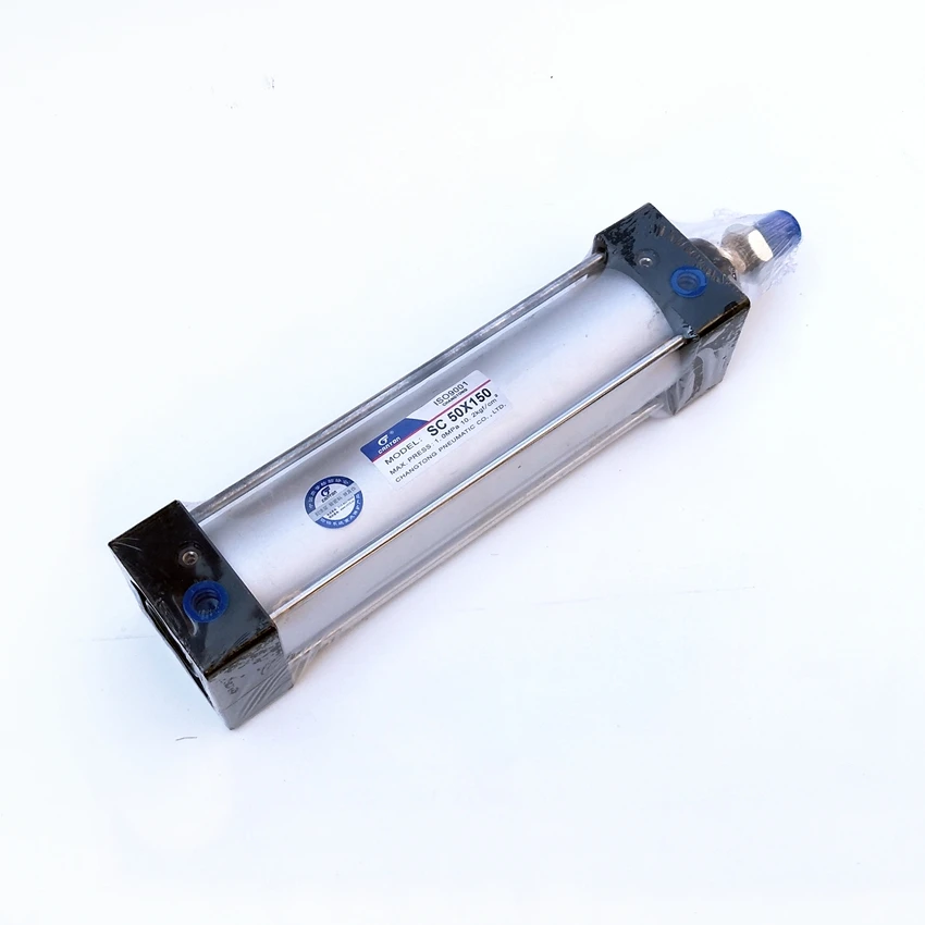 

SC50X150 Standard Cylinder 50mm Bore 150mm Stroke Screwed Piston Rod Dual Action Air Cylinder