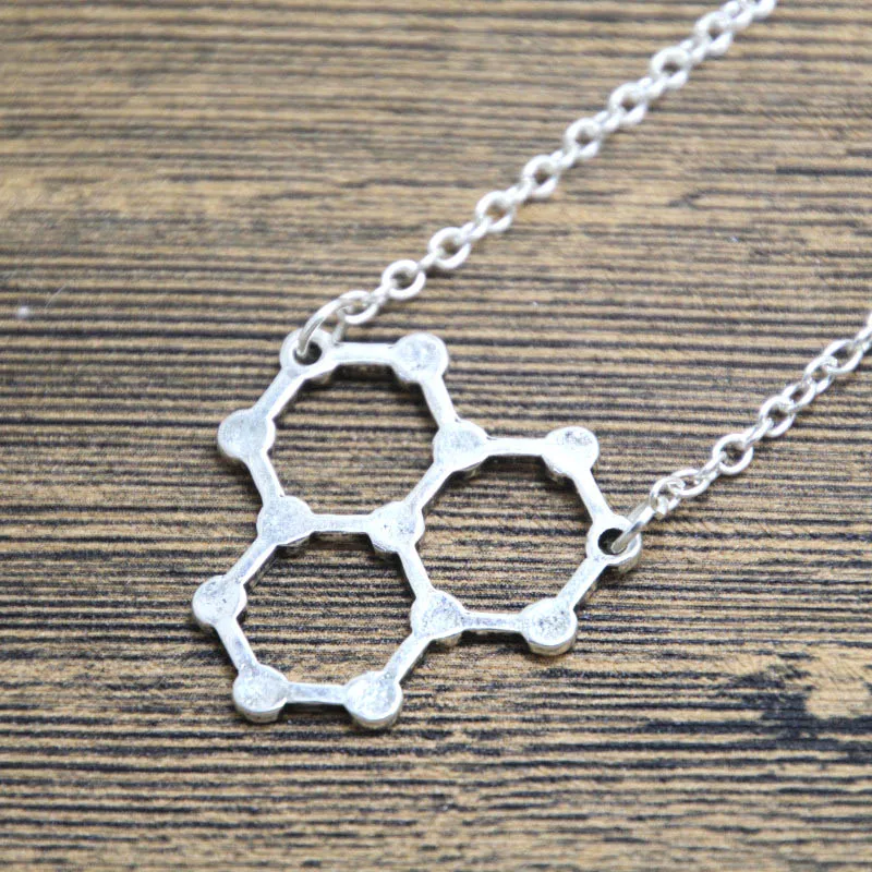 Water Necklace Molecule Necklace Science STEM Necklace Chemistry Jewelry