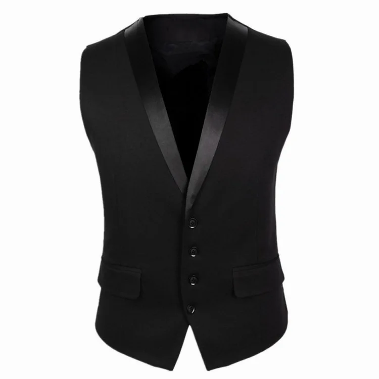 New Arrival fashion Gilet Homme Dress Vests Slim Fit Mens Suit Vest Male WaistcoatCasual Sleeveless Formal Business top Jacket